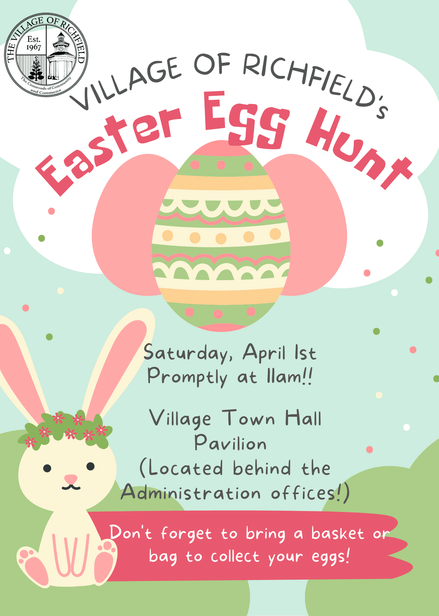 Village Egg Hunt 2023 flyer