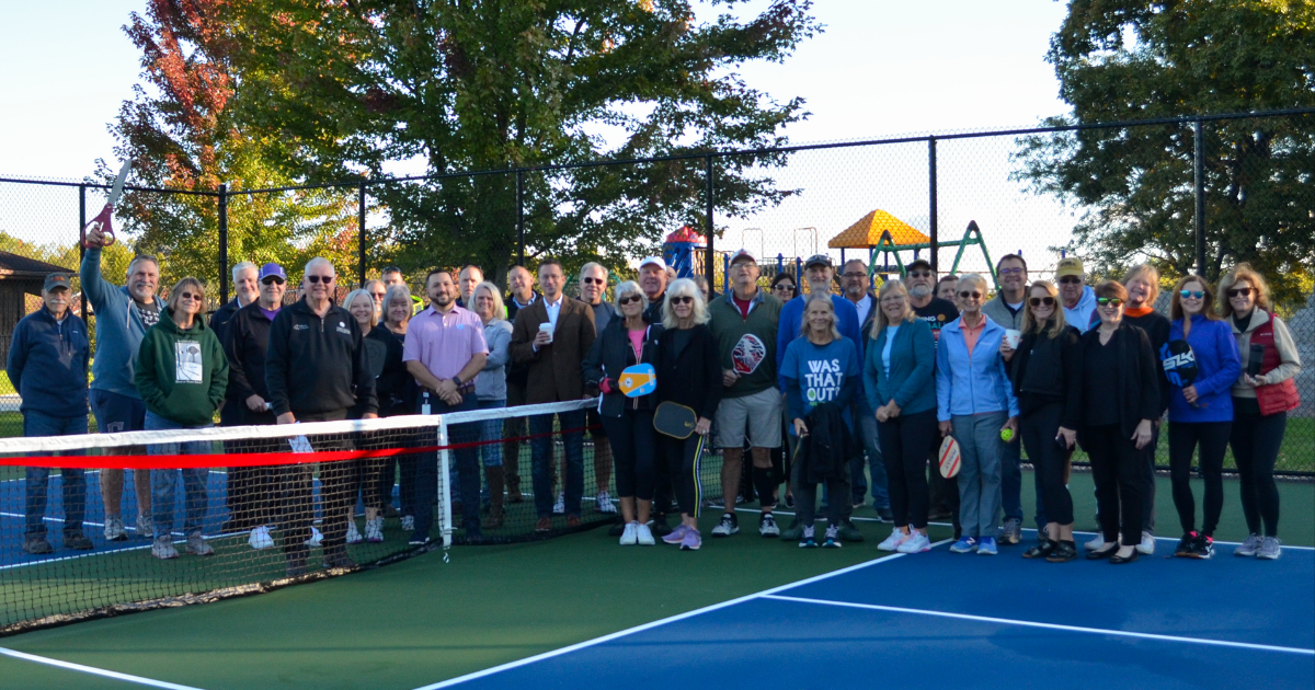 Pickleball Ribbon Cutting Ceremony