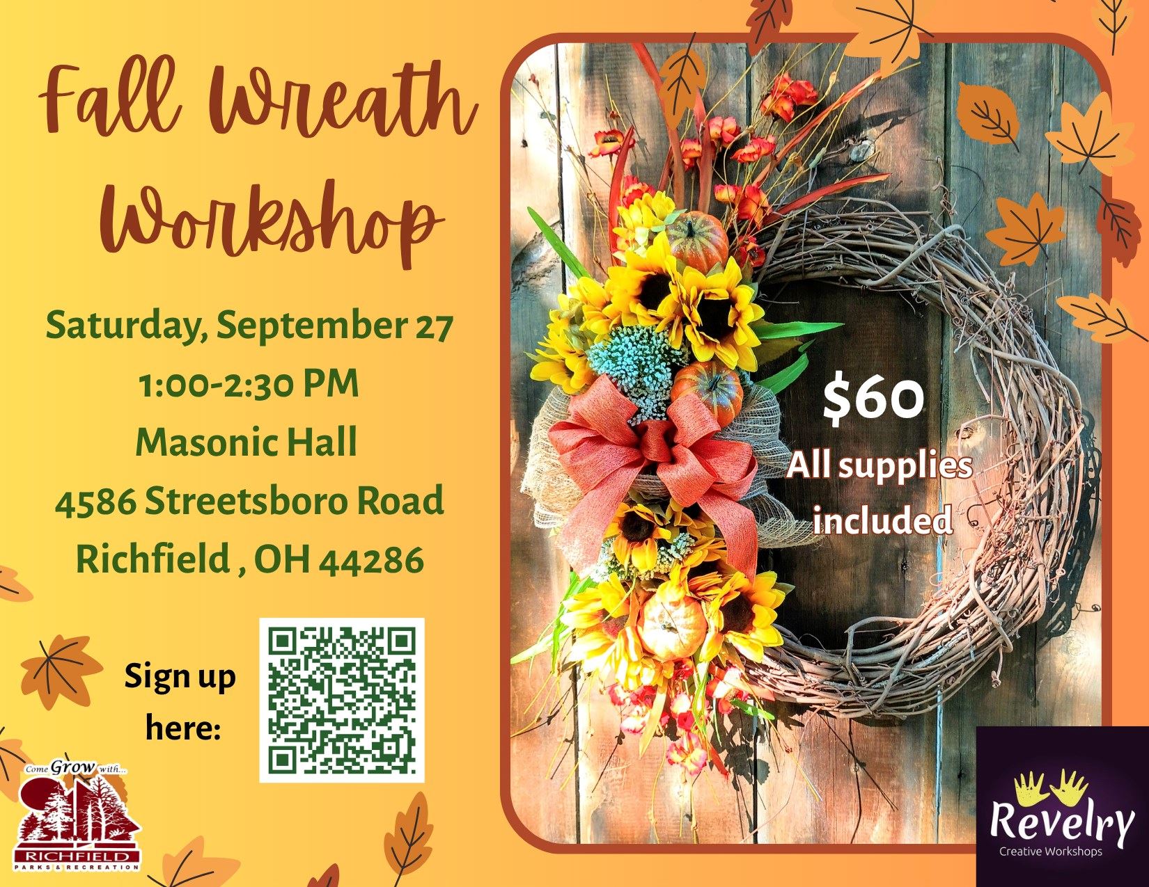 Fall Wreath Class