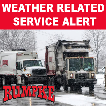 Rumpke Weather Related Service Alert